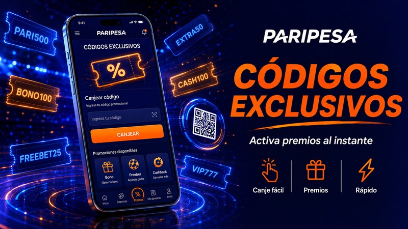 paripesa codigo promocional